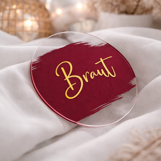 Acryl Platzkarte Beere