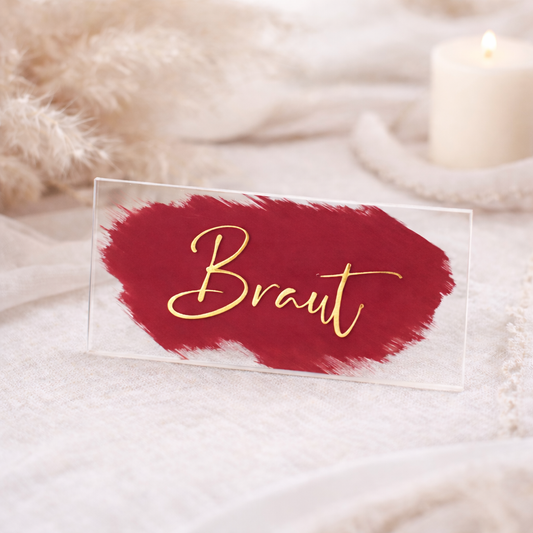 Acryl Platzkarte Beere