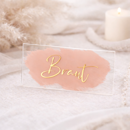 Acryl Platzkarte Flamingo