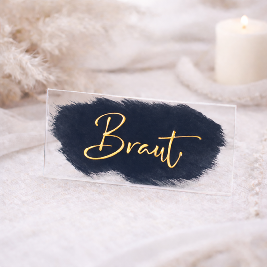 Acryl Platzkarte Navi